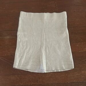 Abercrombie & Fitch Beige / Tan Ribbed Sweater Skirt Size Small